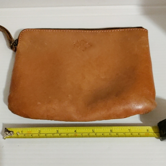 PATRICIA NASH Tooled Florence Leather - St. Croce Zip Pouch / Wallet / Wristlet - Picture 6 of 7